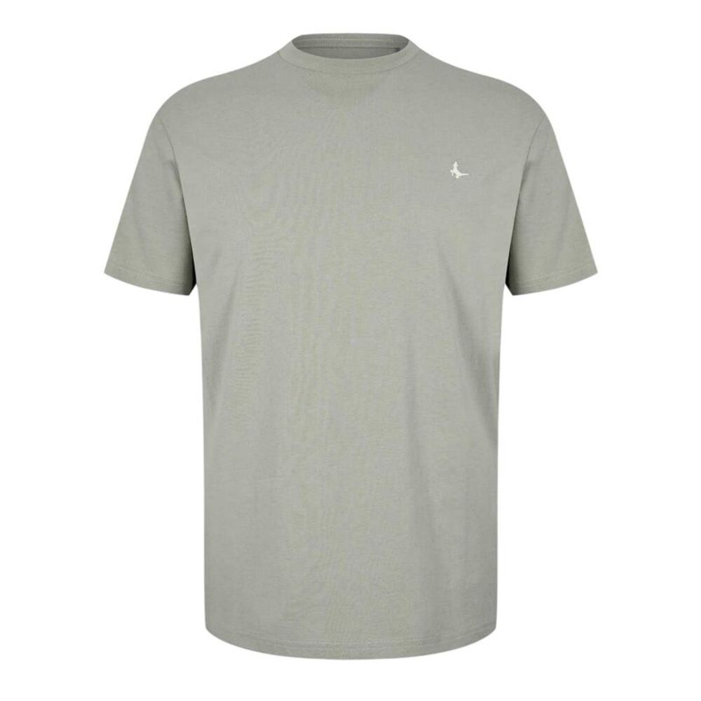 Jack Wills Mens Sandleford Logo T-Shirt / Silver Sage